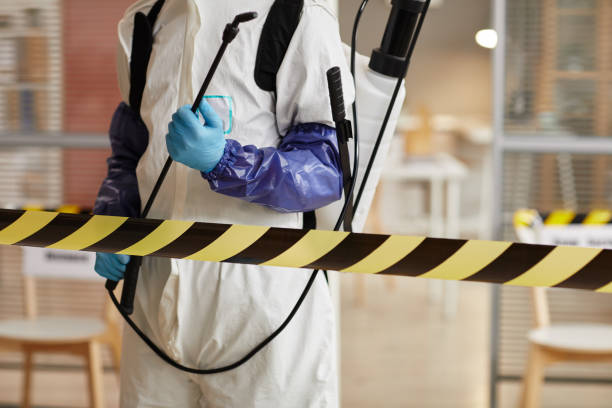 Professional Biohazard technician working in Henderson, IA